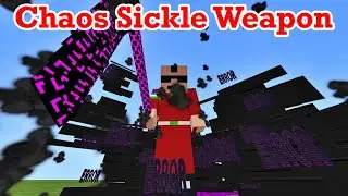 Most Powerful 3D WEAPON in Minecraft PE | Chaos SICKLE Addon MCPE