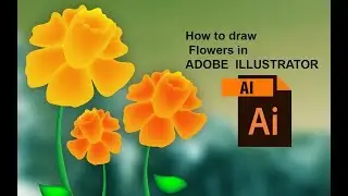How to Draw a flower in a perspective in Adobe illustrator CC