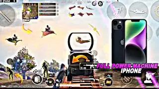 ⚡️ELMINATING PLAYER LIKE A HACKER IN BGMI | IPHONE 14  FULL POWER