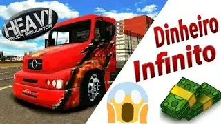 ⛟Heavy truck simulator⛟modificado com dinheiro🤑infinito🤑App mod/level alto/todos os caminhões