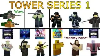 Tower Defense Simulator (TDS Meme) Tower Blitz TBZ & Tower Battles Towers Nutshell Series!  (Roblox)