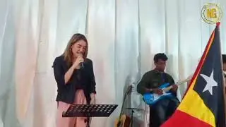 Mensajen husi Artista Indonesia Karen Claudia ba Juventude Timor-Leste🇹🇱