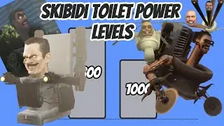 Skibidi Toilet Power Levels | Who is the Strongest? Seasons 5-14