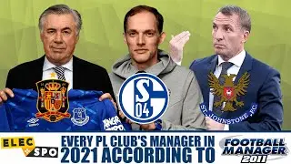 Where Is Every Current Premier League Manager In 2021 According To Football Manager 2011?