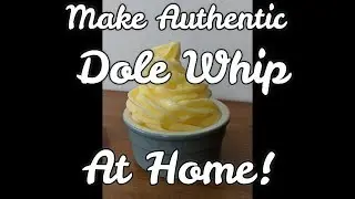 The REAL Authentic Dole Whip you can make at HOME!!
