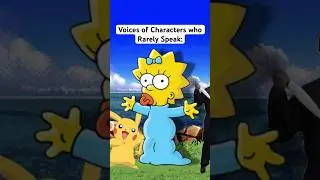 Voices of Characters who Rarely Speak: #simpsons