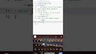 🔥 How to find out largest number among 3 numbers in C++||Easiest way 🔥#shorts #shortsvideo
