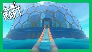 I found a city in a Giant dome!! - Raft EP19