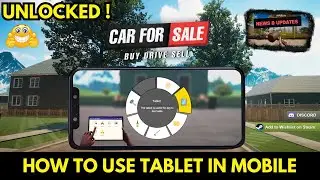 HOW TO UNLOCK TABLET IN MOBILE | CAR FOR SALE SIMULATOR 2023 | CAR SALER SIMULATOR DEALERSHIP
