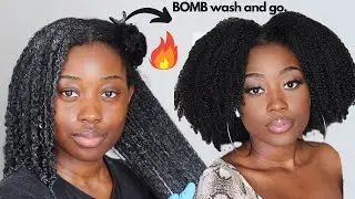 BOMB! Wash and go combo for Type 4 natural hair. Super defined and moisturised