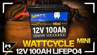 Wattcycle 12v 100ah LiFePO4 Mini Battery for BEGINNERS