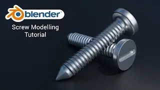 Screw Modelling Tutorial in Blender | in Tamil by Arun SV