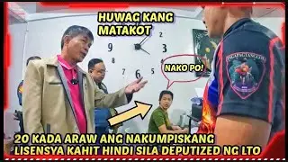Cong. BOSITA PULIS ENFORCER KOMPERMADO Ang KANILANG PANGHULI KAHIT HINDI SILA DEPUTIZED NG LTO