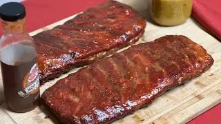 Grandpa’s pecan Rub St. Louis style ribs