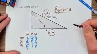 trigonometria no triângulo retângulo- exercício