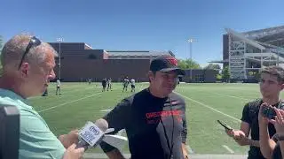 Oregon State Football Head Coach Jonathan Smith (Aug. 3, 2023)