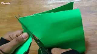 DIY Easy Paper Leaf 🍀 | Origami Paper Leaf | Paper Leaf Craft Idea  #craft #papercraft