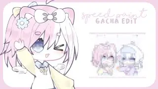 ໑⸼  ࣪ ׅ🖇️ speed paint gacha edit | ‎@chiikecil 