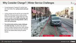 City of Toronto - College Street Upgrades public consultation (Nov 15, 2021)