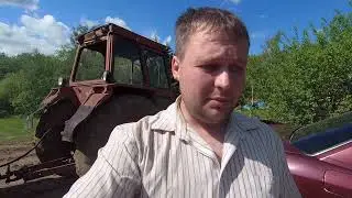Ремонт трактора мтз 50 продолжается, новые проблемы... Деревня