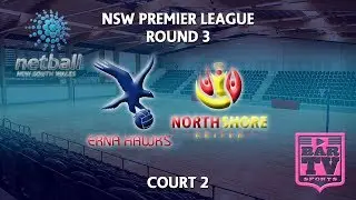 2018 Samsung Premier League Round 3 - U20s/Opens - Court 2 - ERNA Hawks v North Shore United