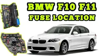 2010 - 2017 BMW 5 Series F10 F11 Fuse Location + Diagram
