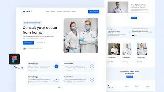 🔥 Ultimate Medical Consultation Website UI Design in Figma | GDMentor