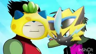 Ahora no Robin, necesito tener una charla con el troll Cyborg // (Versión Pokémon)
