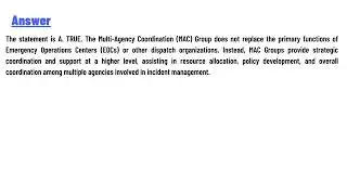 The MAC Group does not replace the primary functions of EOCs or other dispatch organizations.