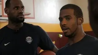 Lebron James & Chris Paul Surprise Visit the DC Metroball All-Stars