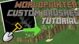 Custom Brushes Tutorial | Worldpainter Minecraft