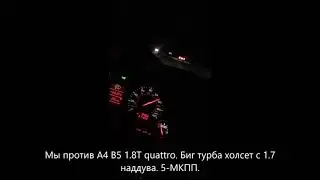 А4В6 2.0 монопривод (390 л.с. 6-мкпп) VS A4B8 2.0TQ (300 л.с. робот) VS A4B5 1.8TQ (330 л.с 5-мкпп)
