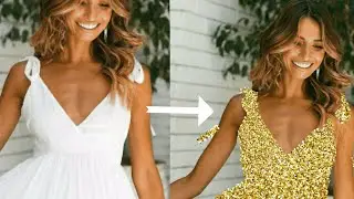 How to turn boring dress Into Sparkling one(picsart tutorial)