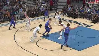 Alley oop from Luka