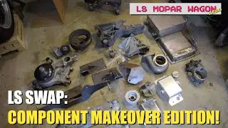 Restoring and painting LS engine parts