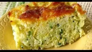 Запеканка из кабачков в духовке. Простой рецепт.