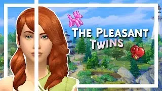 THE PLEASANT TWINS // The Sims 4 Townie Makeover