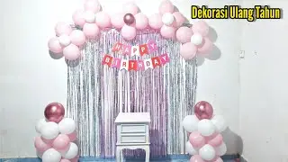 SIMPLE BIRTHDAY DECORATIONS WITH BALLOONS EVERYONE CAN MAKE IT ❗