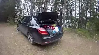 Geely Emgrand 7 2017г. ,  первые проблемы , и сколько можно загрузить в китайца!