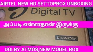 airtel dth new hd settopbox unboxing in tamil