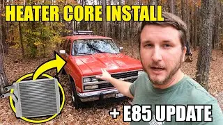 1991 Squarebody Suburban: Heater Core Installation (E85 UPDATE)