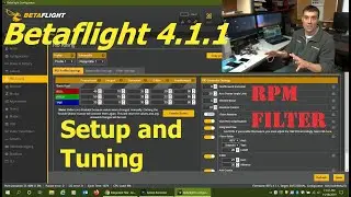 Betaflight 4.1.1 Bidirectional DShot And RPM Filter Setup Configuration
