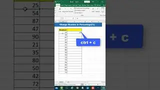 Excel Magic in 1 Minute #shorts #youtubeshorts #msexcel