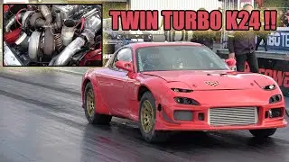 750BHP COMPOUND TURBO K24 POWERED AWD MAZDA RX7