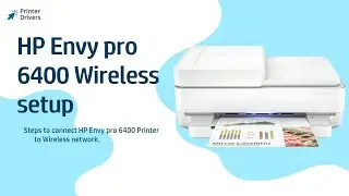 HP Envy pro 6400 wireless setup | Connect your HP Envy pro 6400 to a WiFi network
