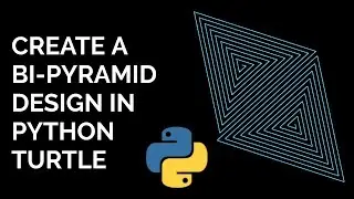 Python Turtle tutorials: BI PYRAMID design in 