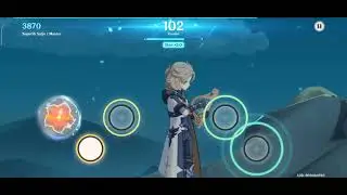 Master Level Albedo theme in dragonspine. thanks for this challenge MiHoYo.