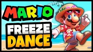 ☀️ Summer Mario Freeze Dance ☀️ Brain Break ☀️ Brain Breaks for Kids ☀️ Just Dance | Danny Go Noodle