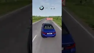 BMW M5 F90 vs INFINITI Q70 #beamngdrive #shorts