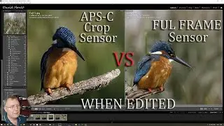 APS-C Crop Sensor vs FULL FRAME Sensor is there a difference after editing